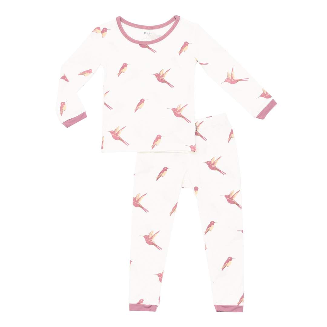 Kyte Baby Printed Toddler Pajama Set - Hummingbird