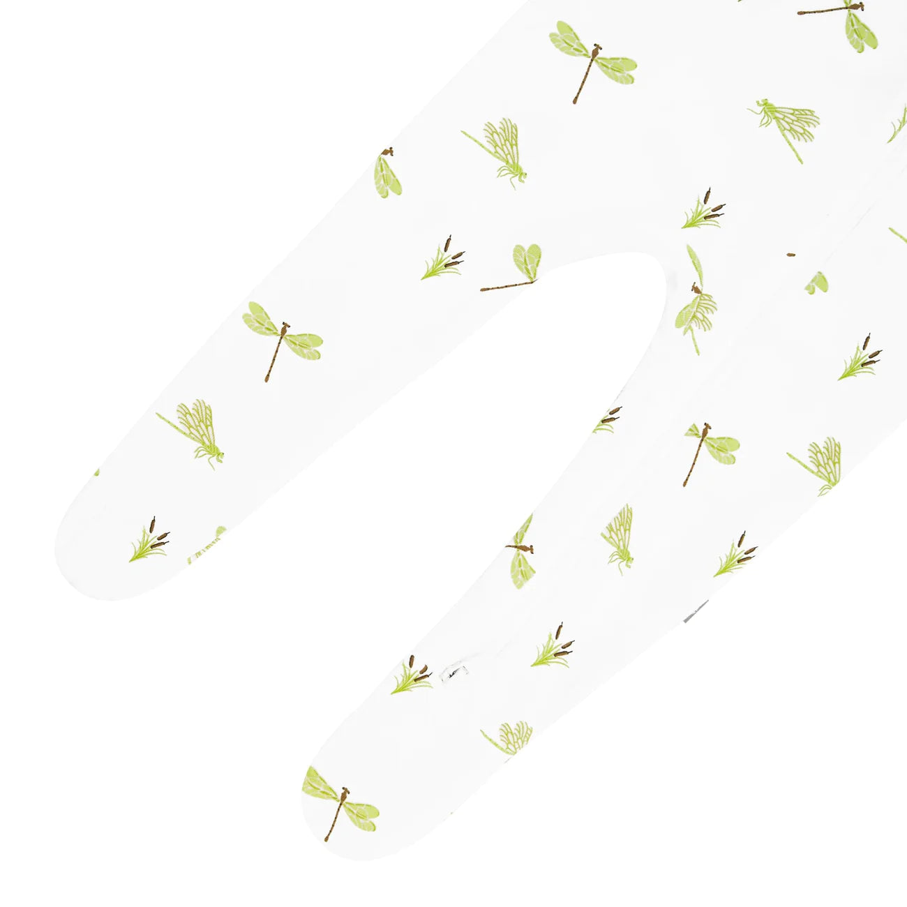 Dragonfly Print Zippered Footie