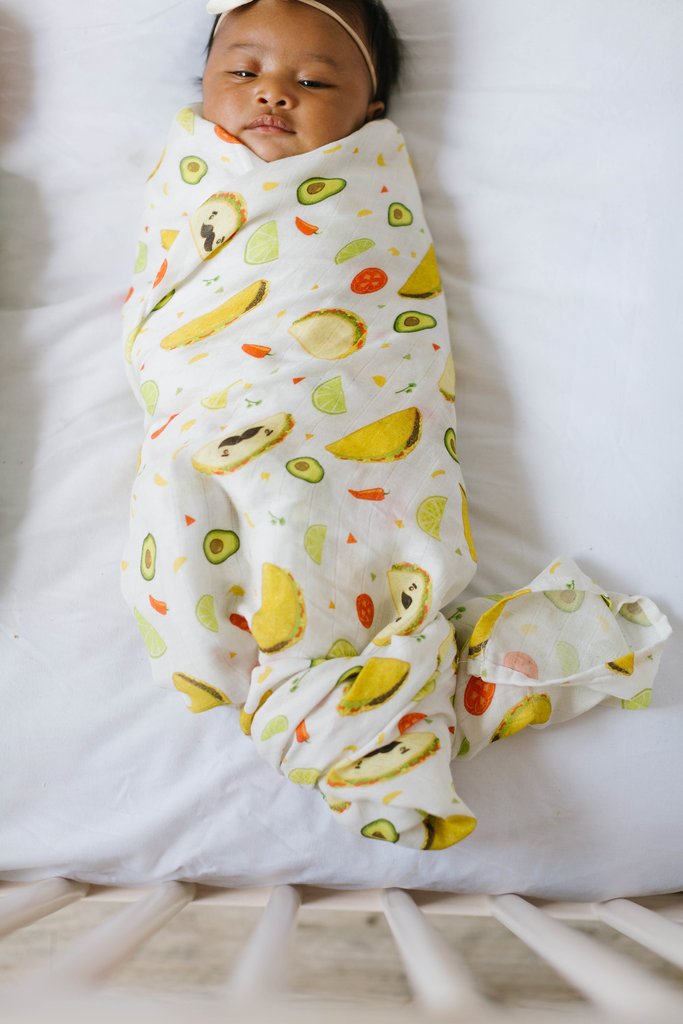 Loulou Lollipop Muslin Swaddle Blanket - Taco