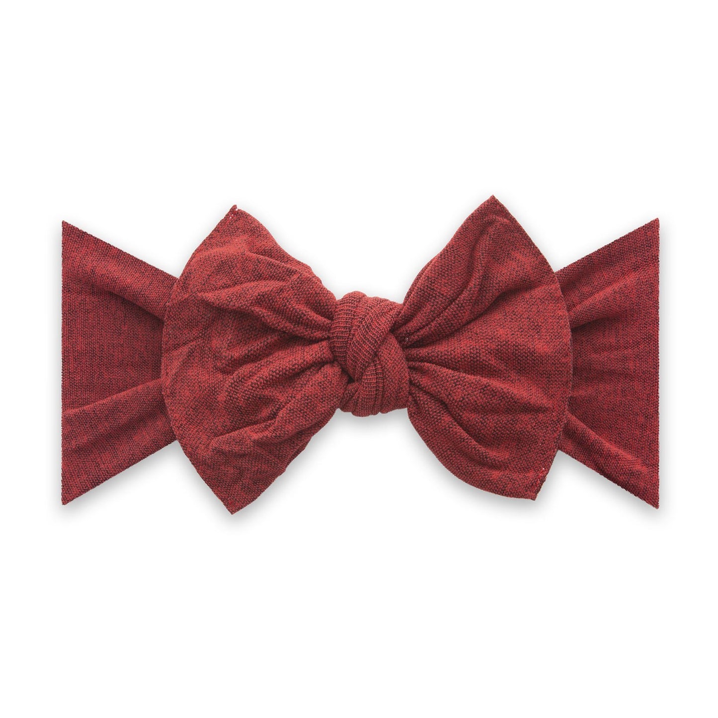 Heathered Patterned Knot - Red