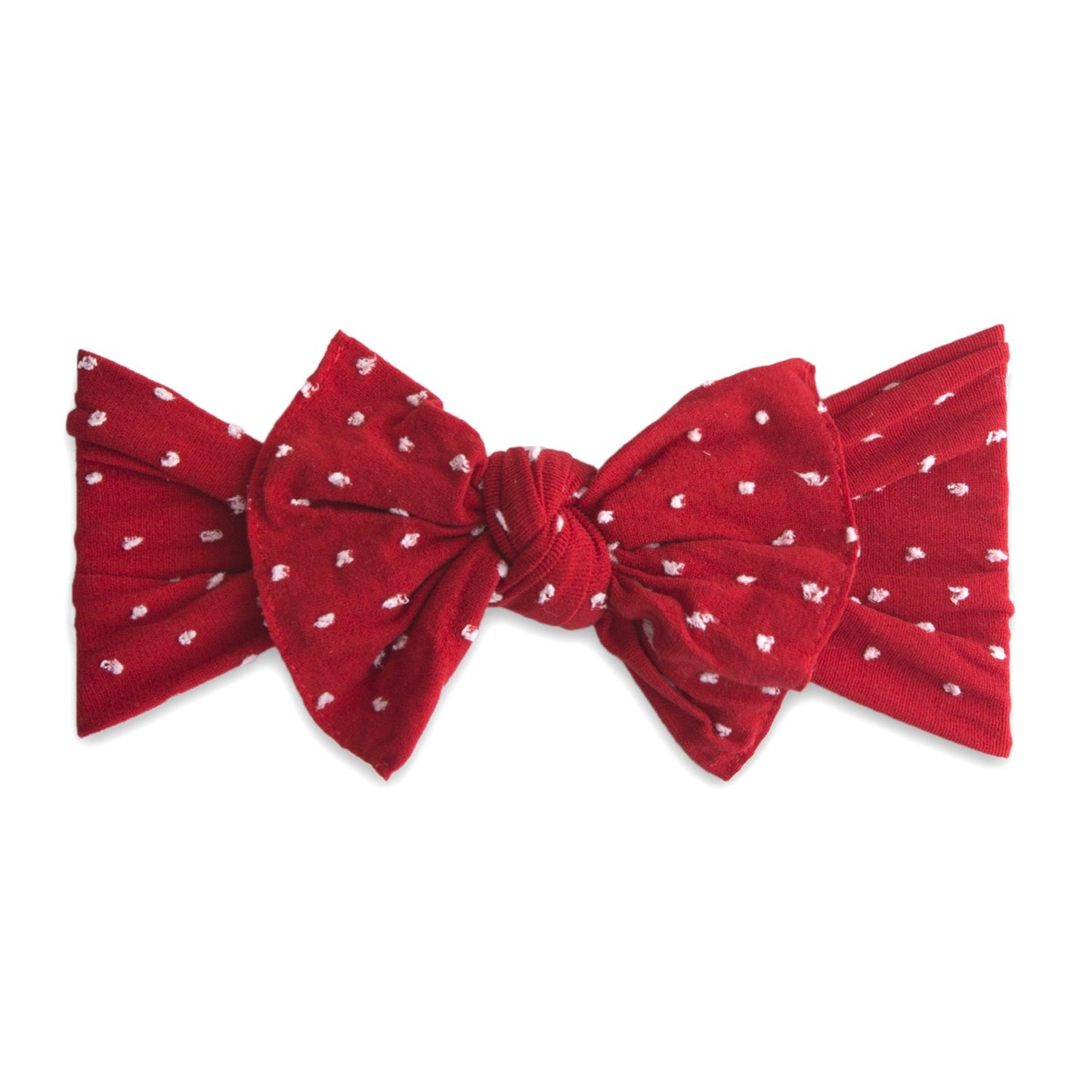 Patterned Shabby Knot - Cherry Dot