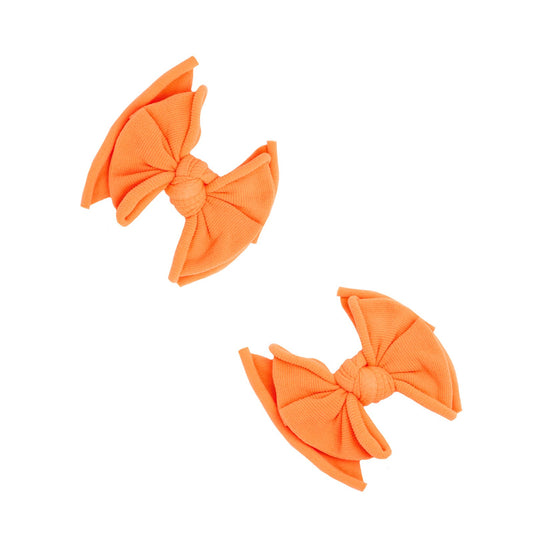 2pk Baby FAB Clips - Neon Orange Pop