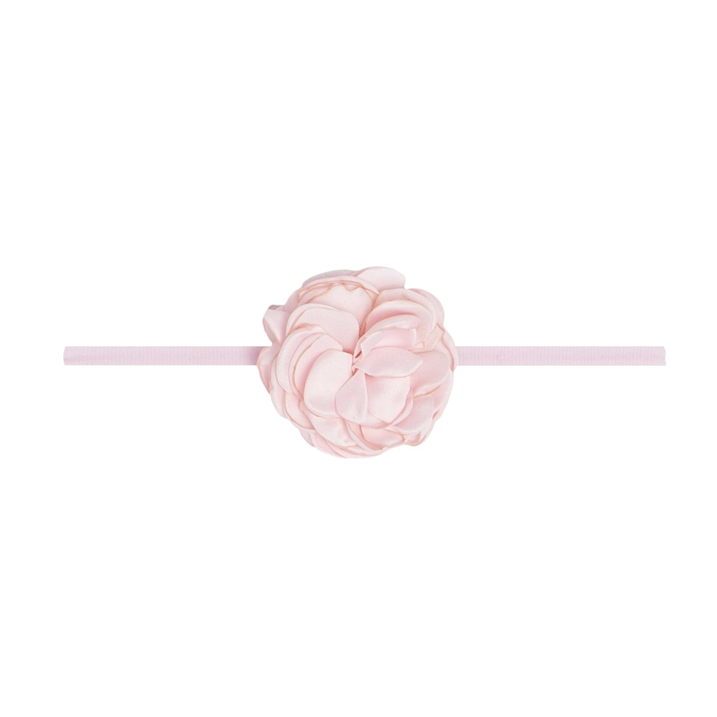 Mini Silk Ruffle Skinny - Pink
