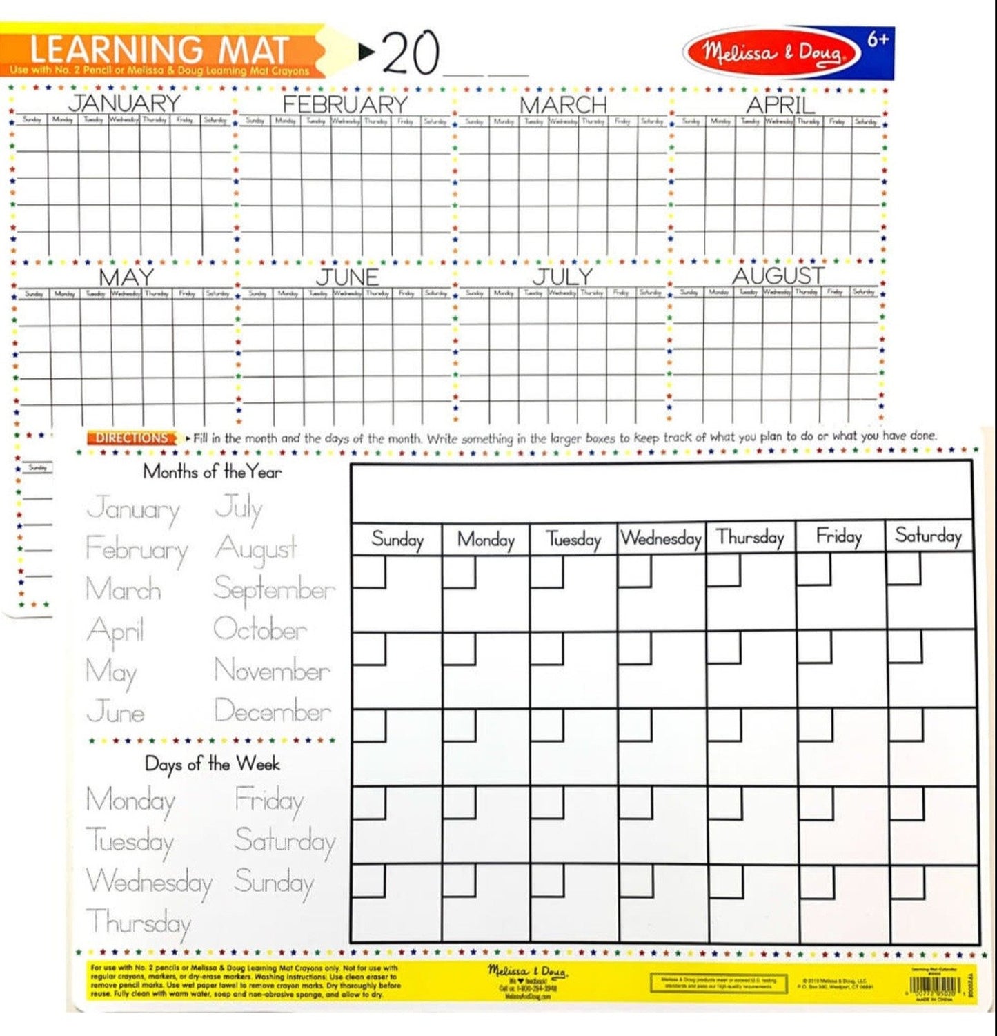Calendar Learning Mat