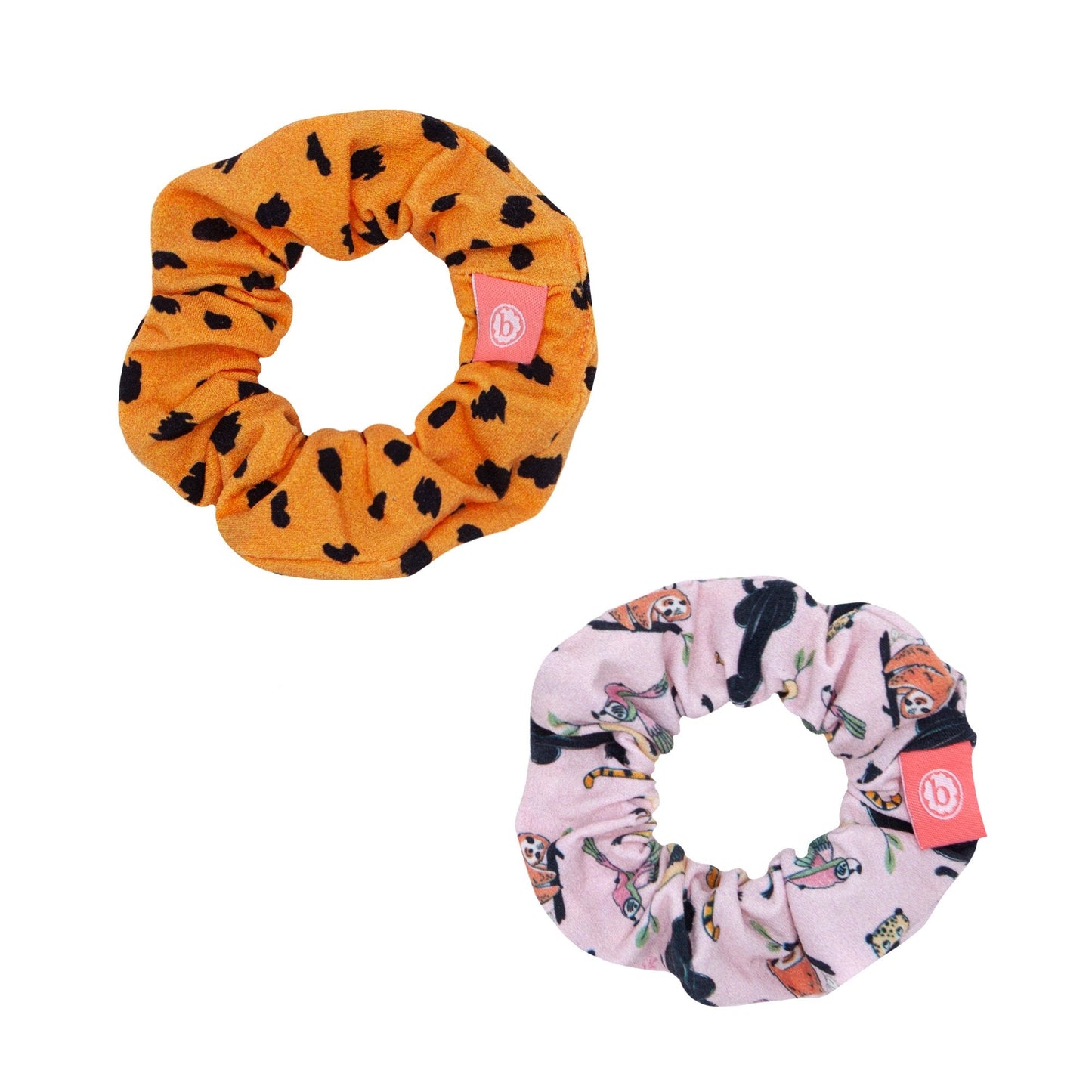 2pk Scrunchie Set - Zoo