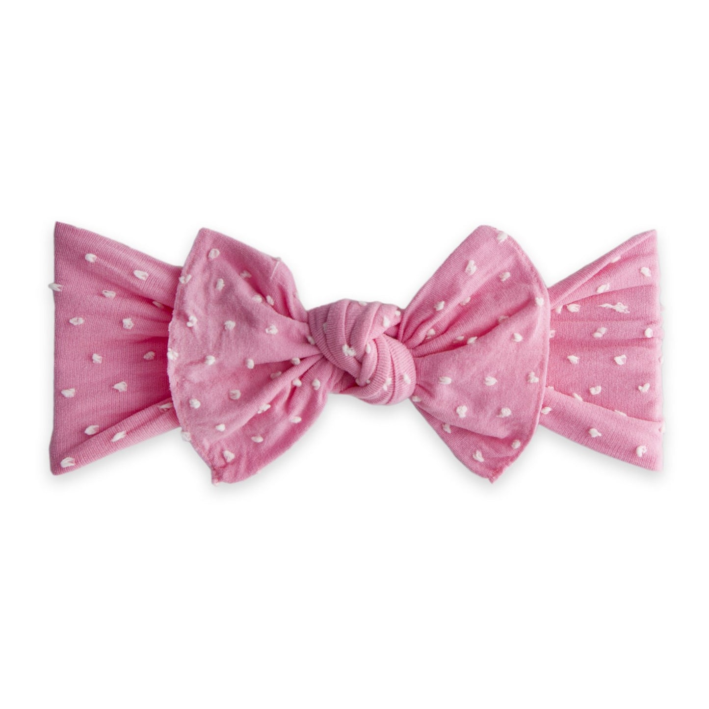 Patterned Shabby Knot - Bubblegum Dot