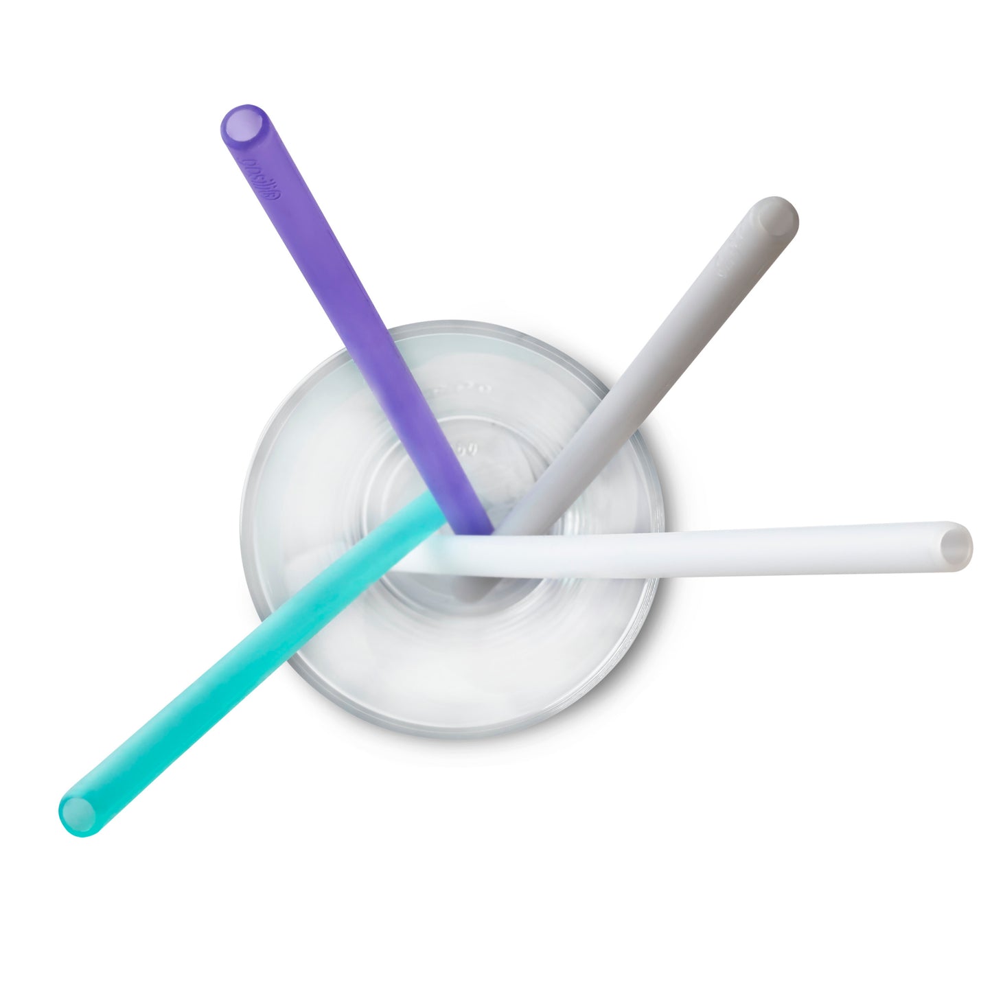 GOSILI Extra Long Reusable Silicone Straw + Case