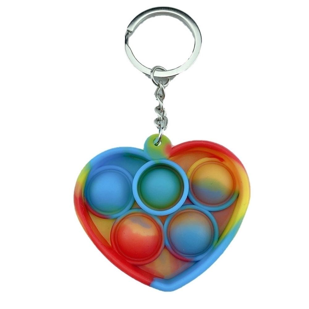 Mini Pop It Bubble Keychain