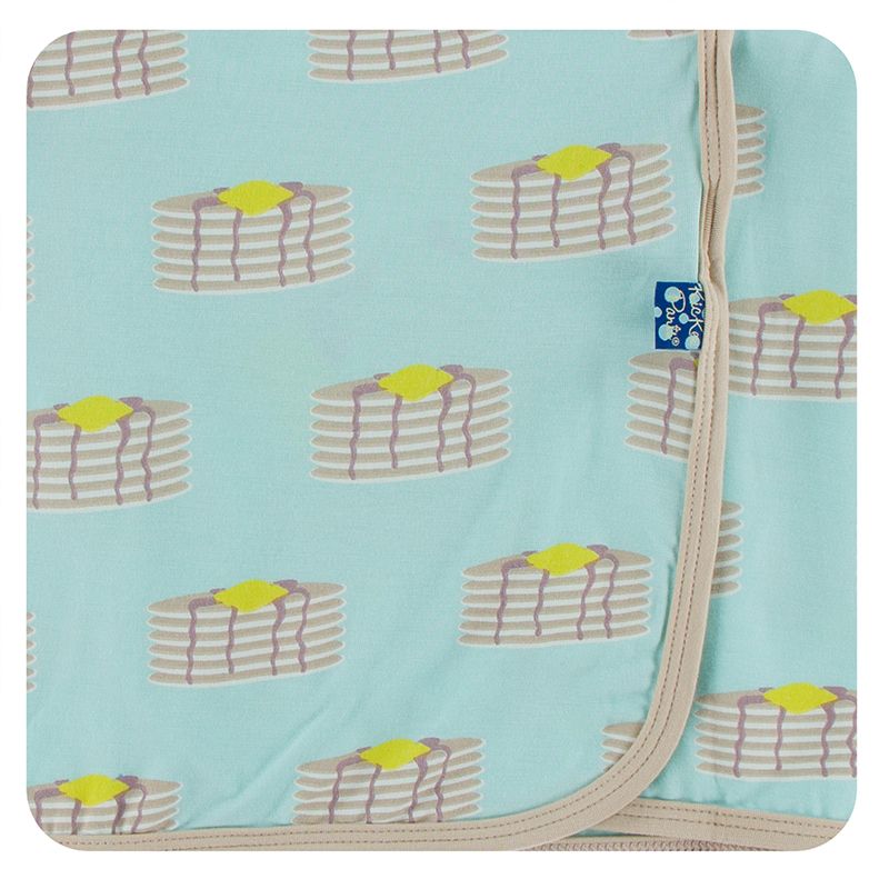 Print Swaddling Blanket - Summer Sky Pancakes