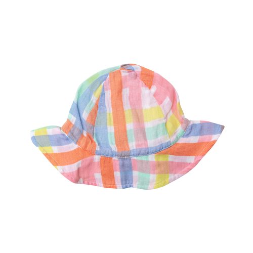 Multicolor Plaid Sunhat