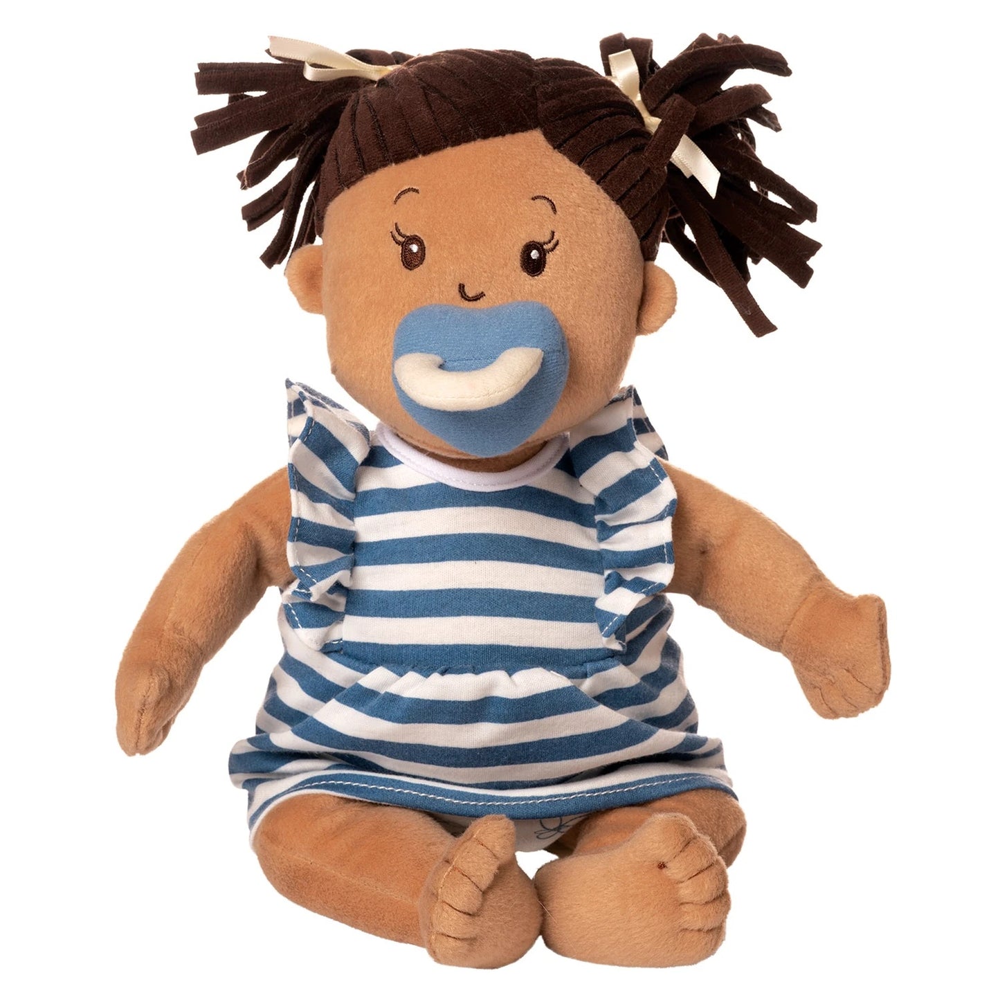 Baby Stella Beige Doll with Brown Pigtails