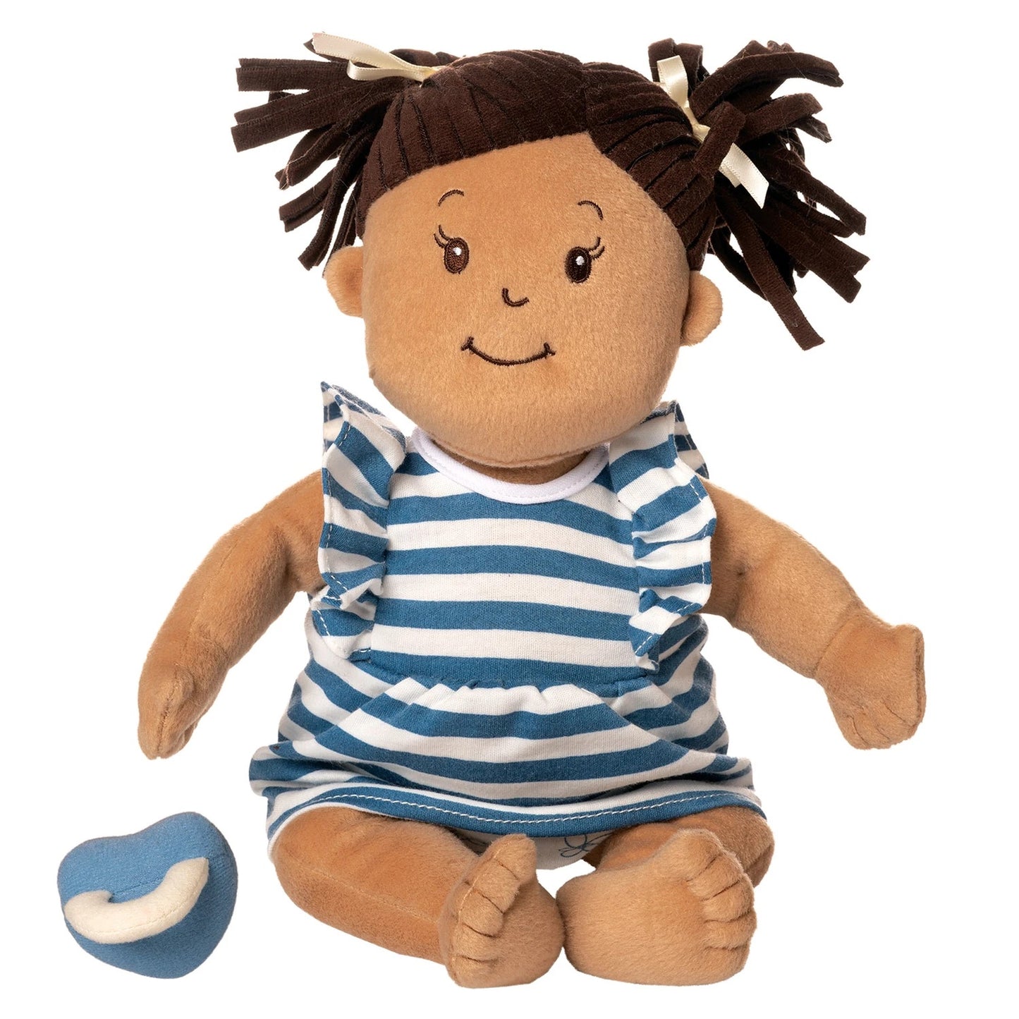 Baby Stella Beige Doll with Brown Pigtails