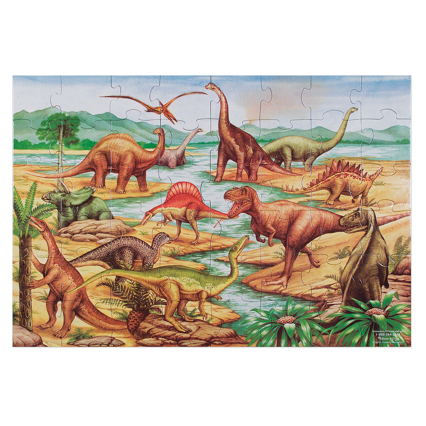 Dinosaurs Floor Puzzle 48 Pieces