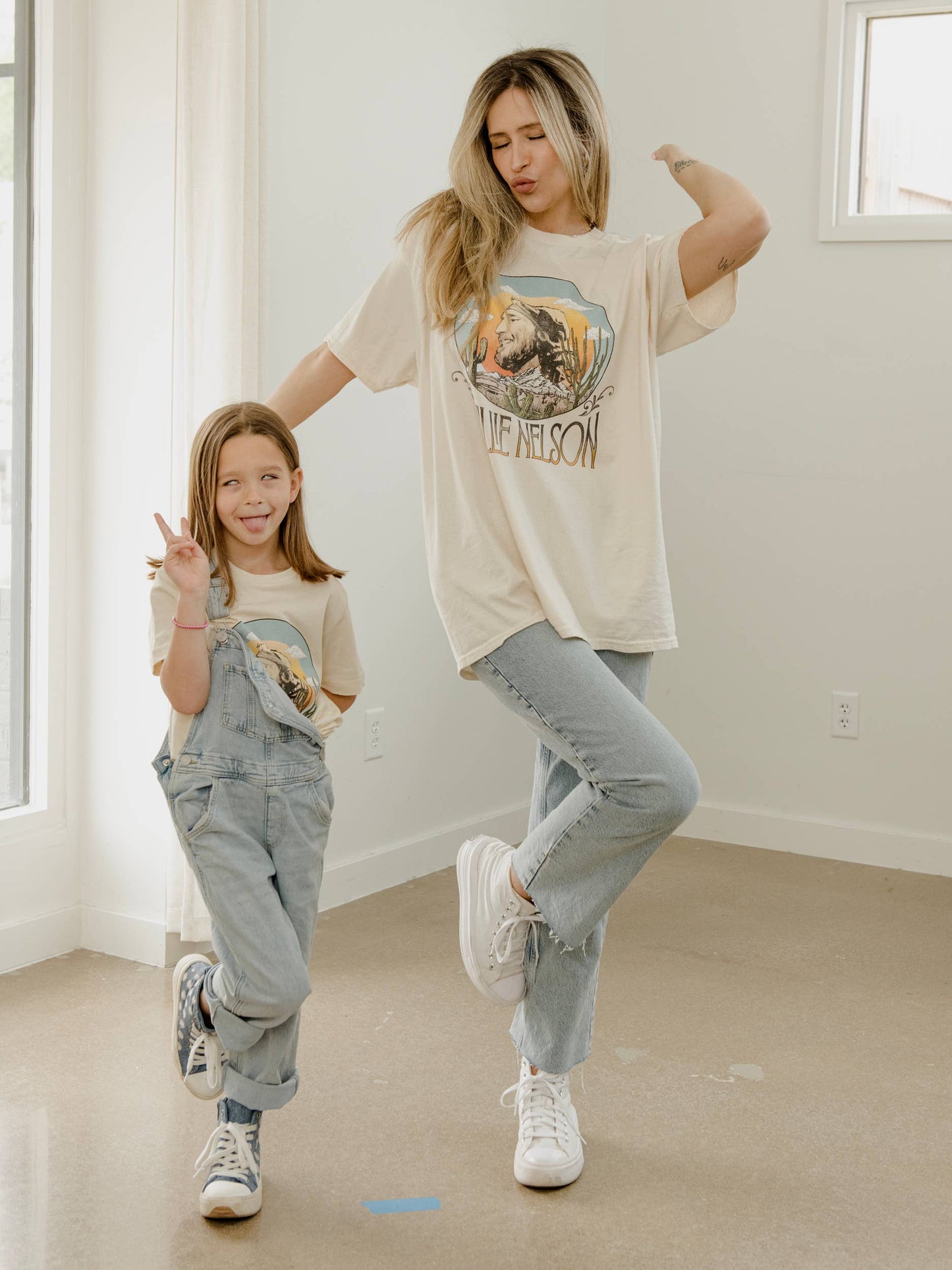 Children's Willie Nelson In the Sky Oatmeal Graphic Tee