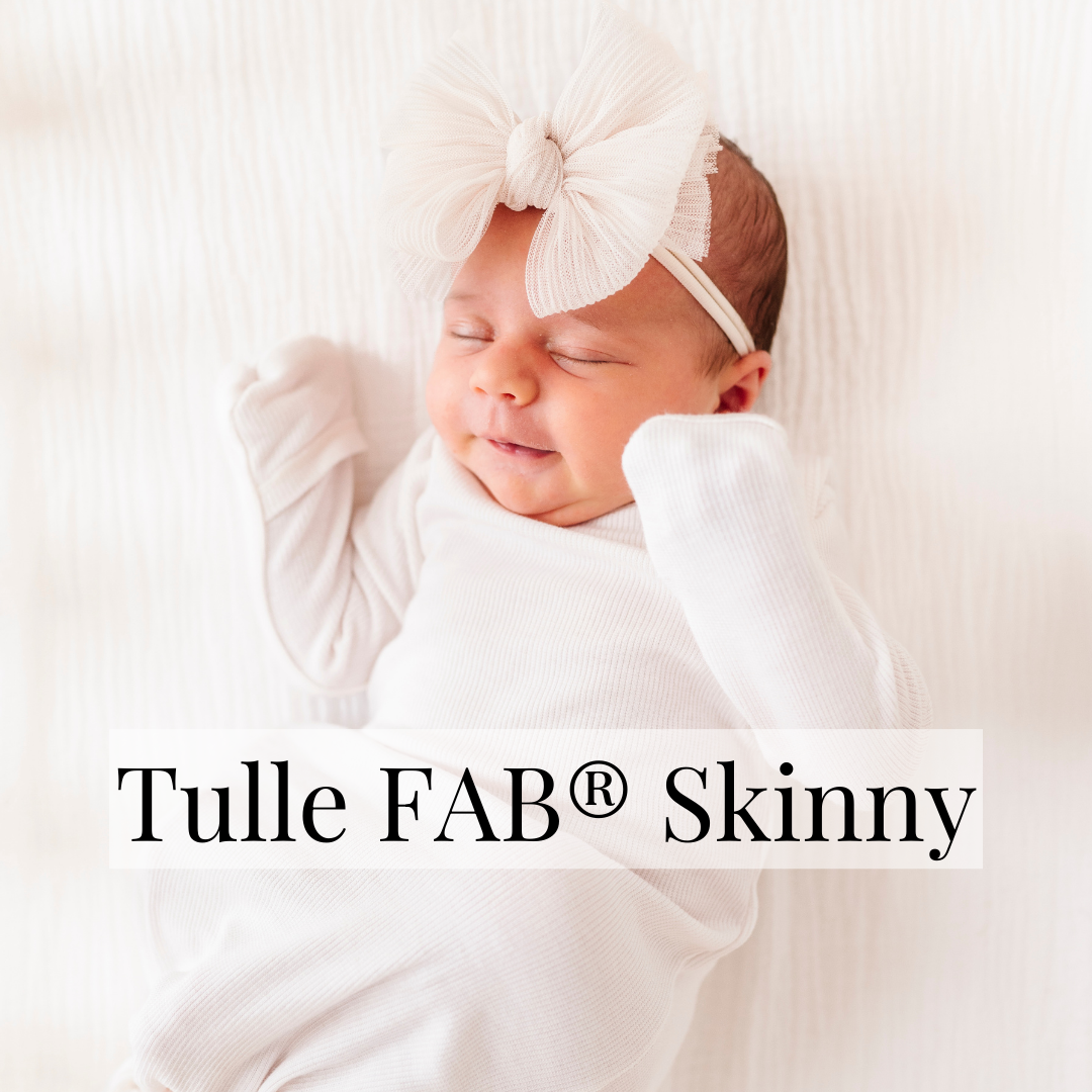 Tulle FAB® Skinny | headband W/ tulle bow