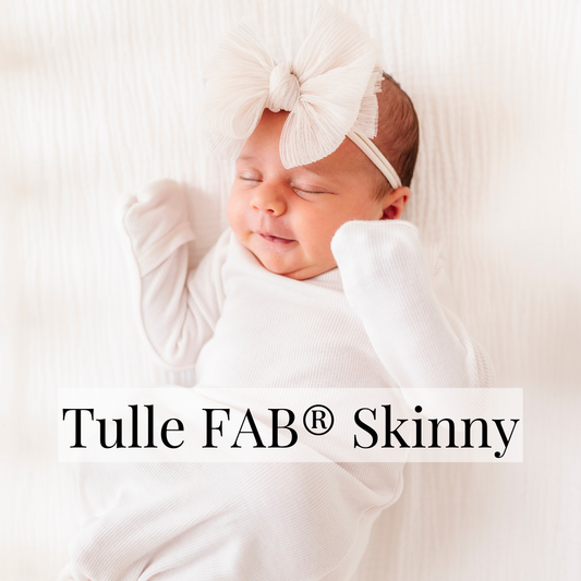 Tulle FAB® Skinny | headband W/ tulle bow