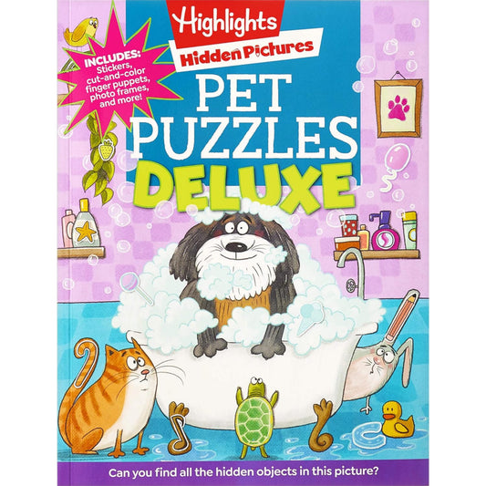 Pet Puzzles Deluxe Activity Book