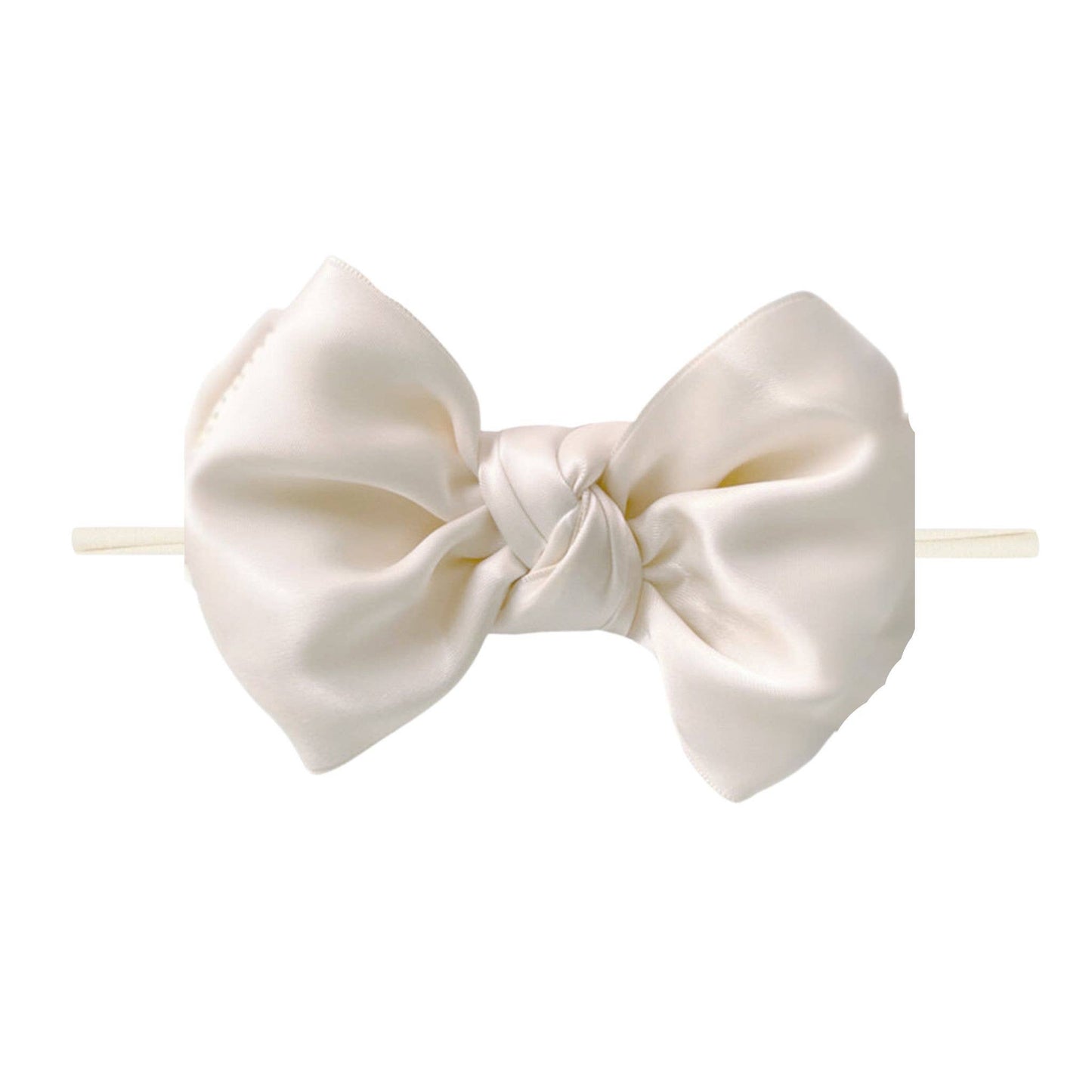 Satin FAB® Skinny | nylon headband with satin bow