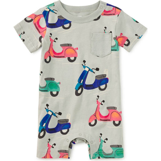 Pocket Shortie Baby Romper | Zoom Zoom España