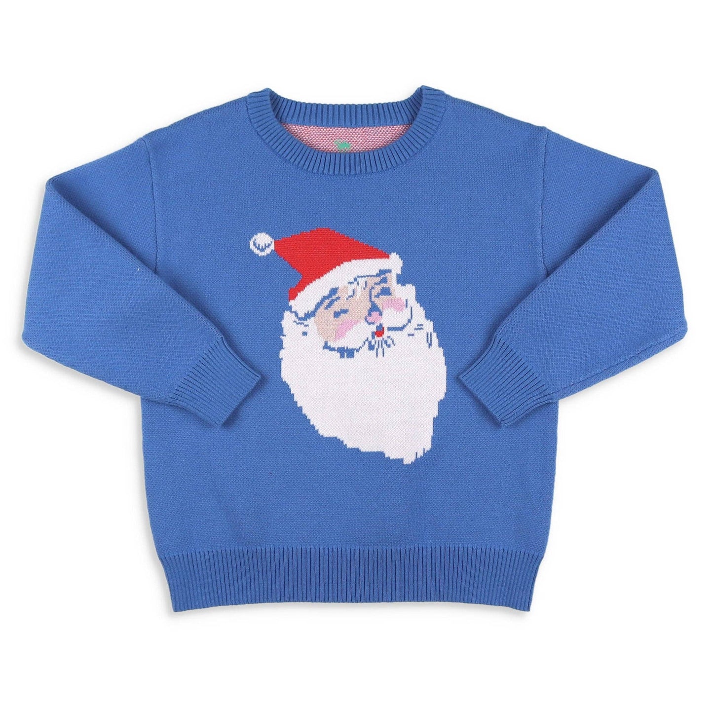 Boys Sweater | Jolly Blue Santa