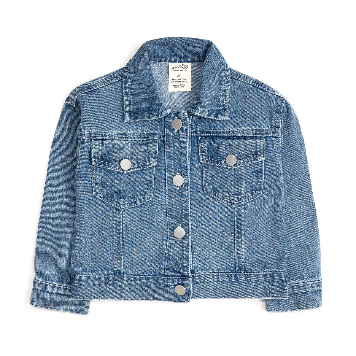 Pearl Heart Patch | Denim Jacket
