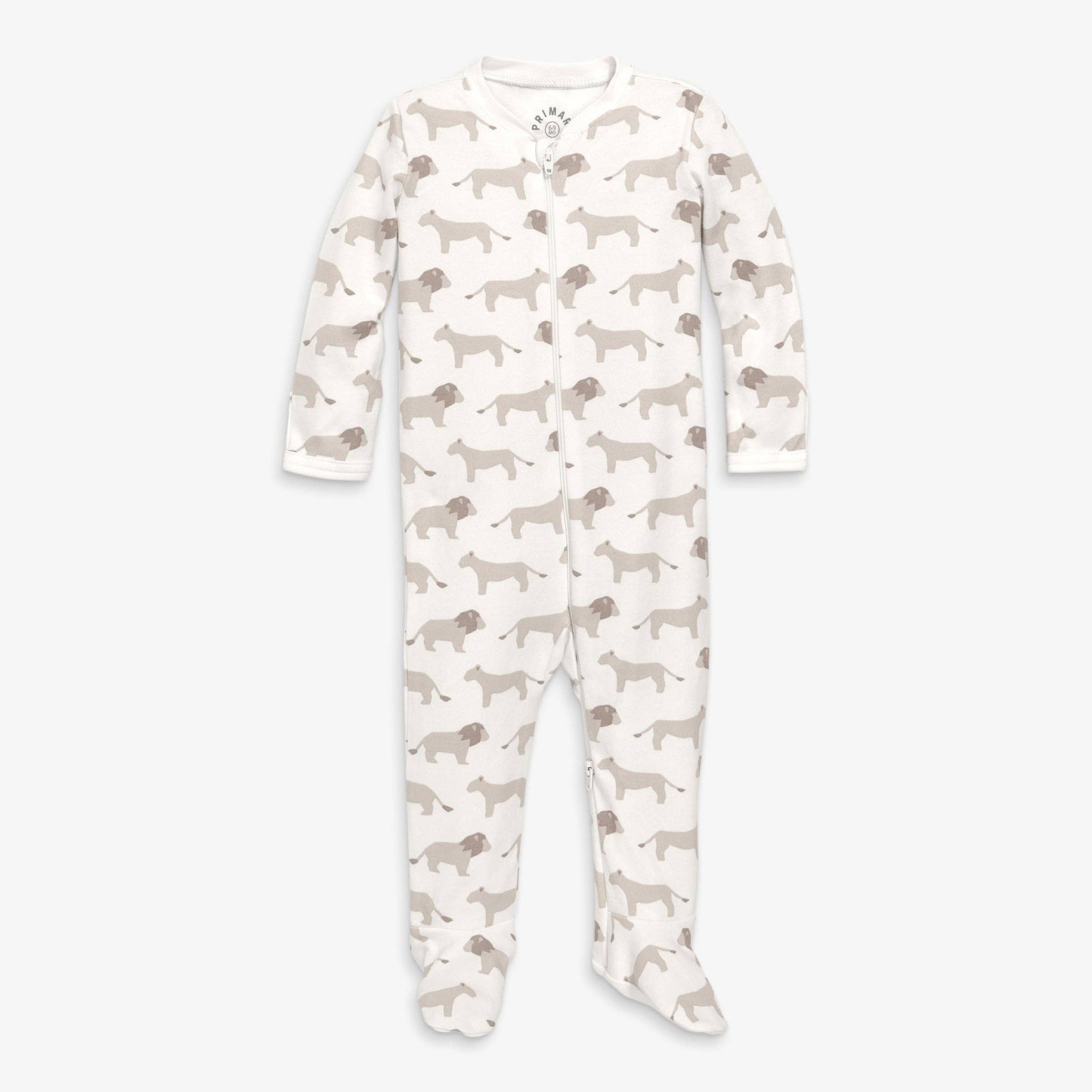 Organic Animal Friends Zip Footie