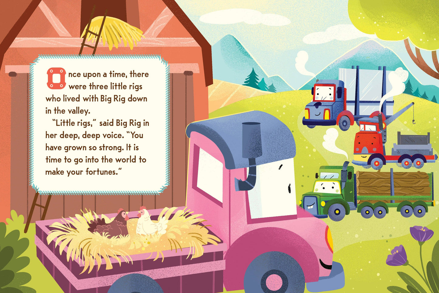 The Three Little Rigs and the Big Bad Bulldozer (Board Book)