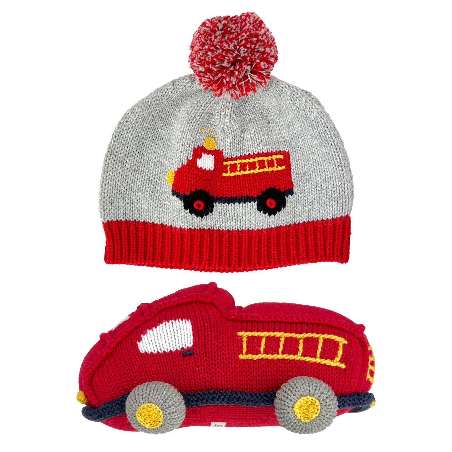 Chuck the Fire Truck Knit Toy