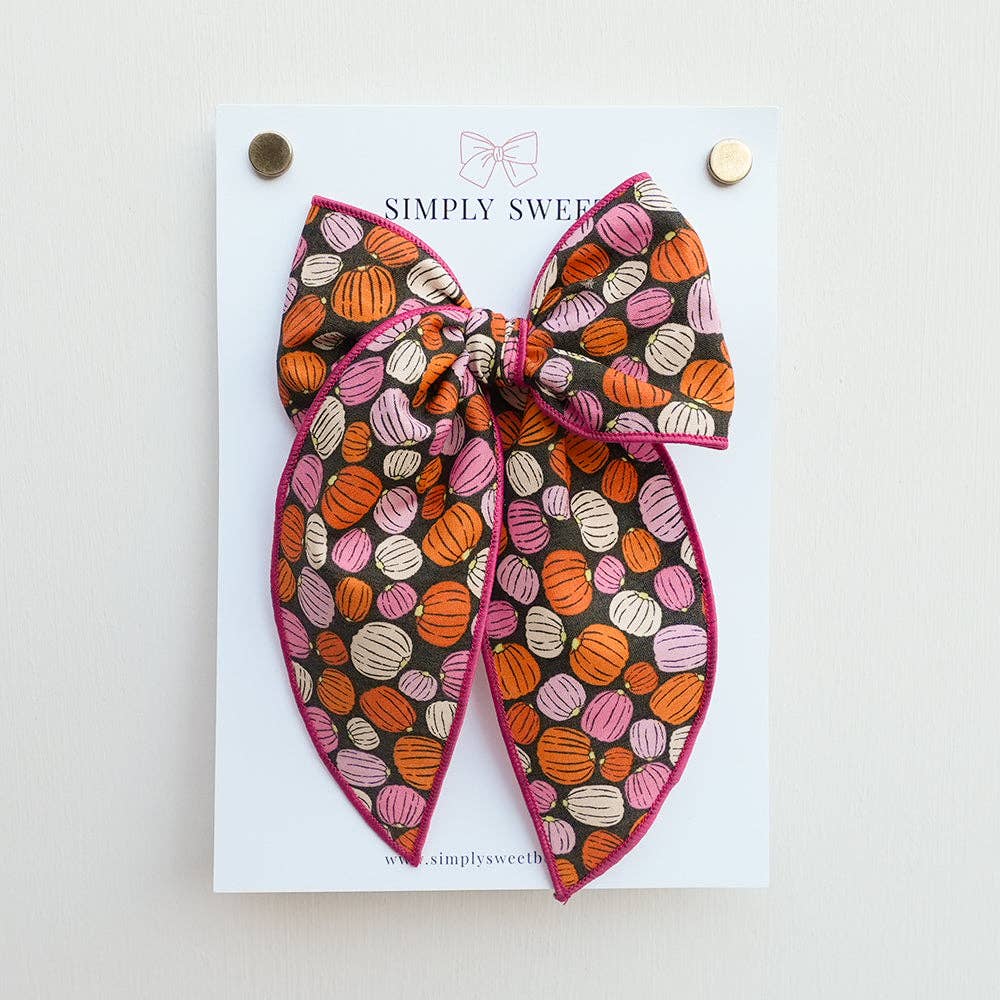 Pumpkin Patch - Edged Bow