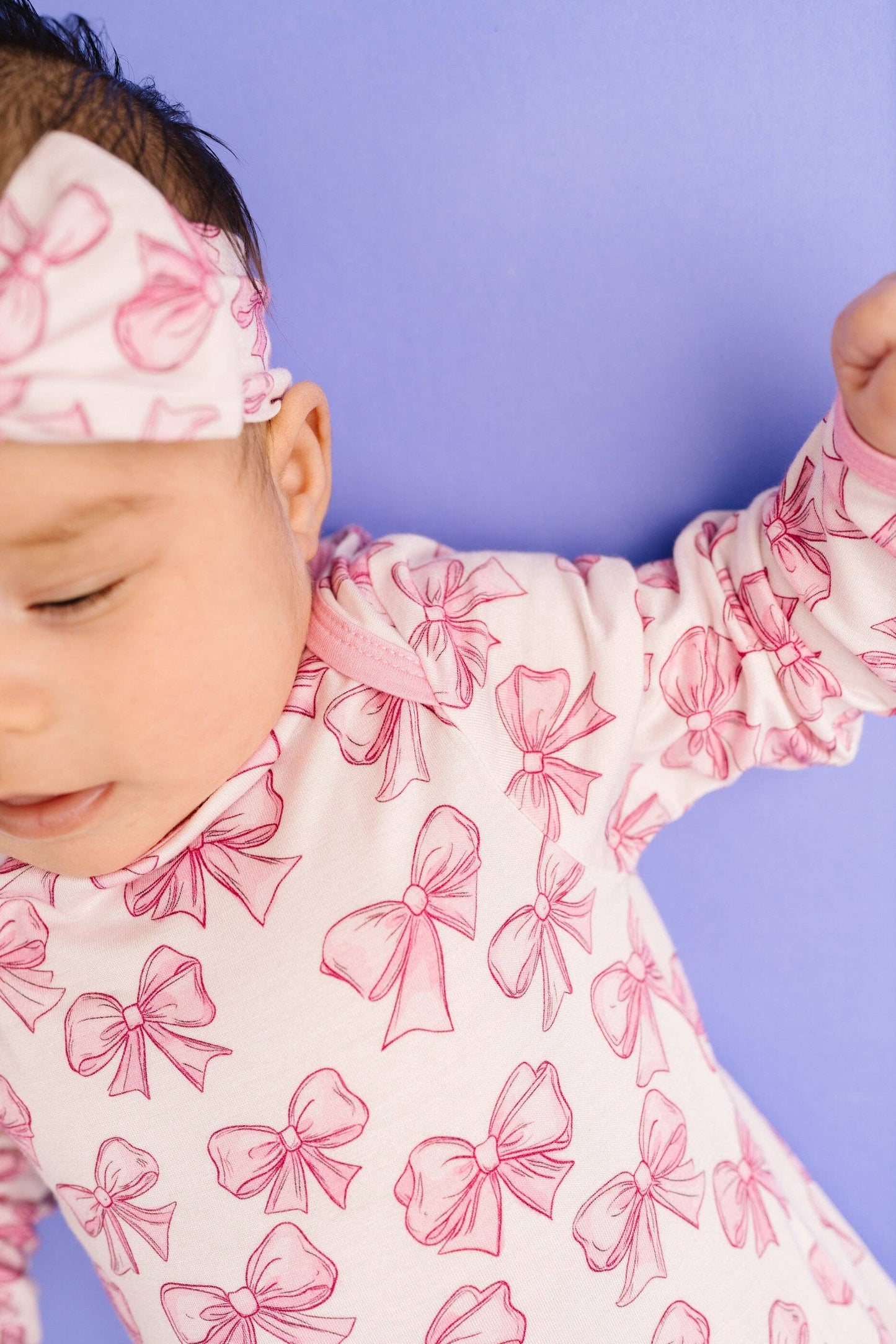 Pretty in Pink Bamboo Sleep Gown Set