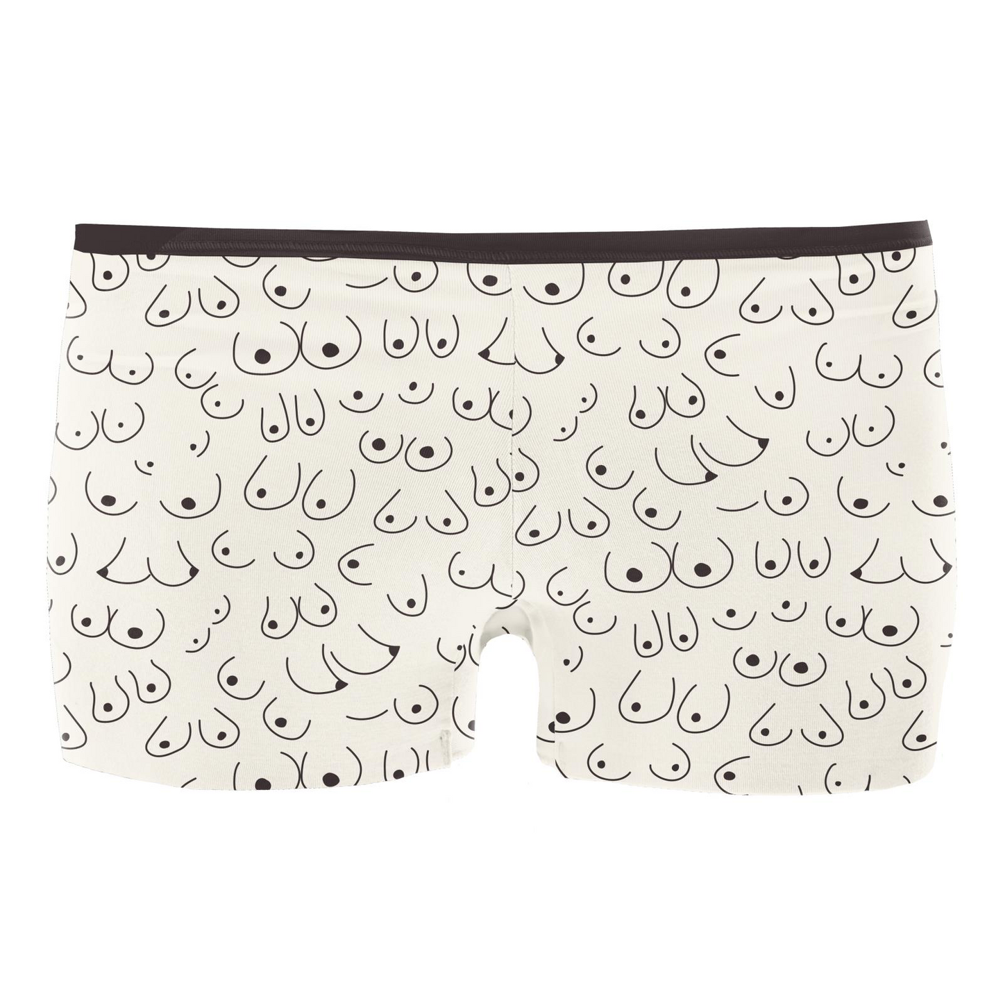 Breast Cancer Awareness Women's Print Boy Short Underwear