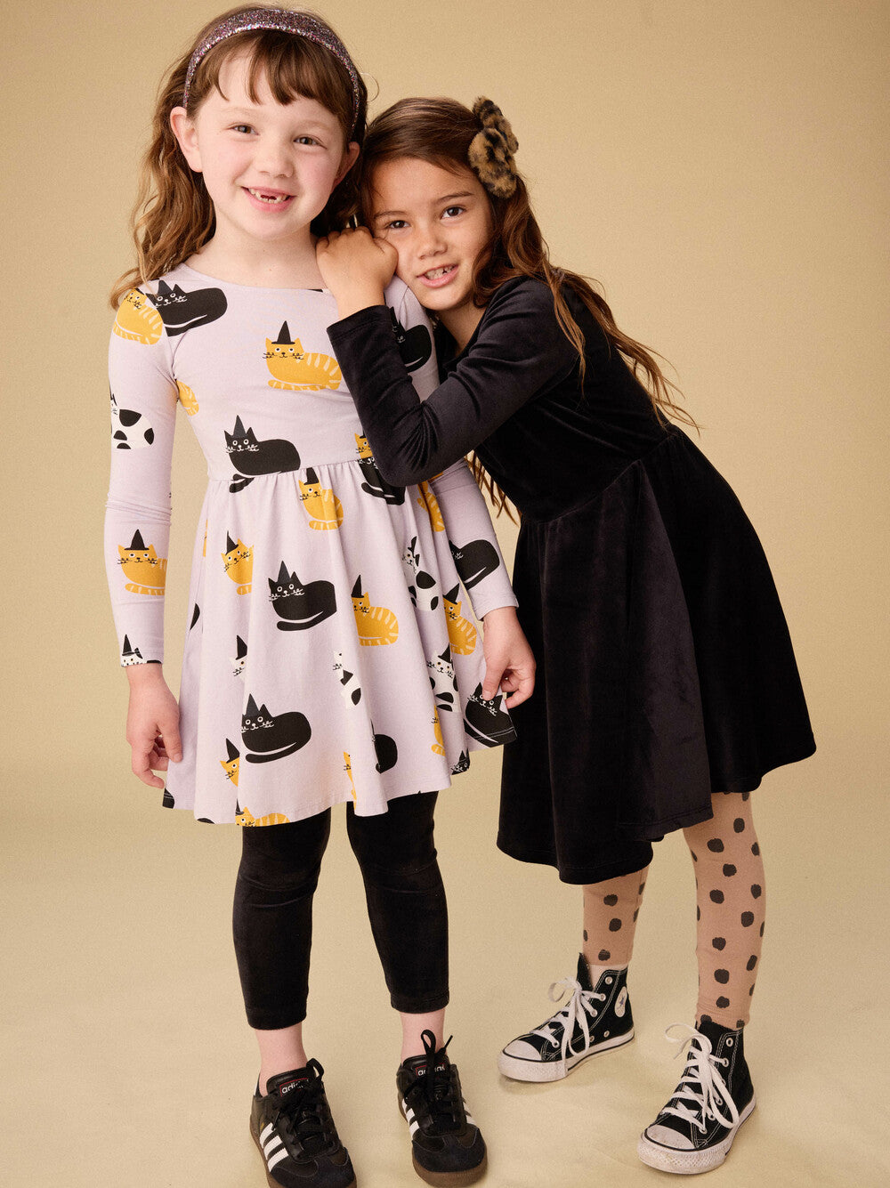Printed Ballet Dress-Cats in Hats