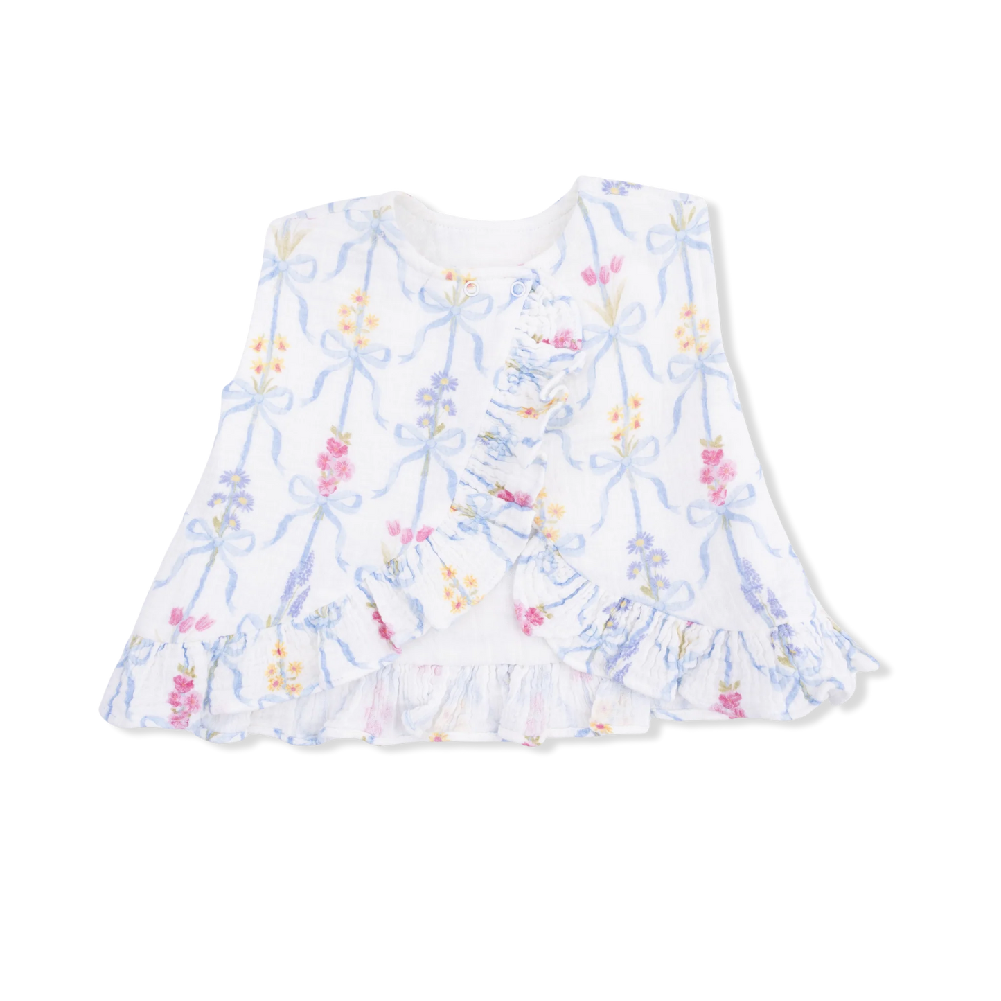 Ribbon Bouquets | Ruffle Back Top & Bloomer
