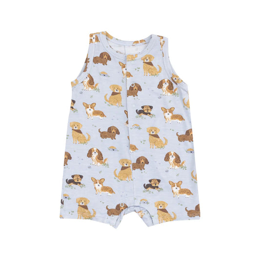 Best Friend Dogs Sleeveless Shortie Romper