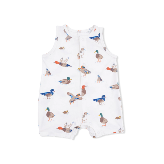 Ducks | Sleeveless Shortie Romper