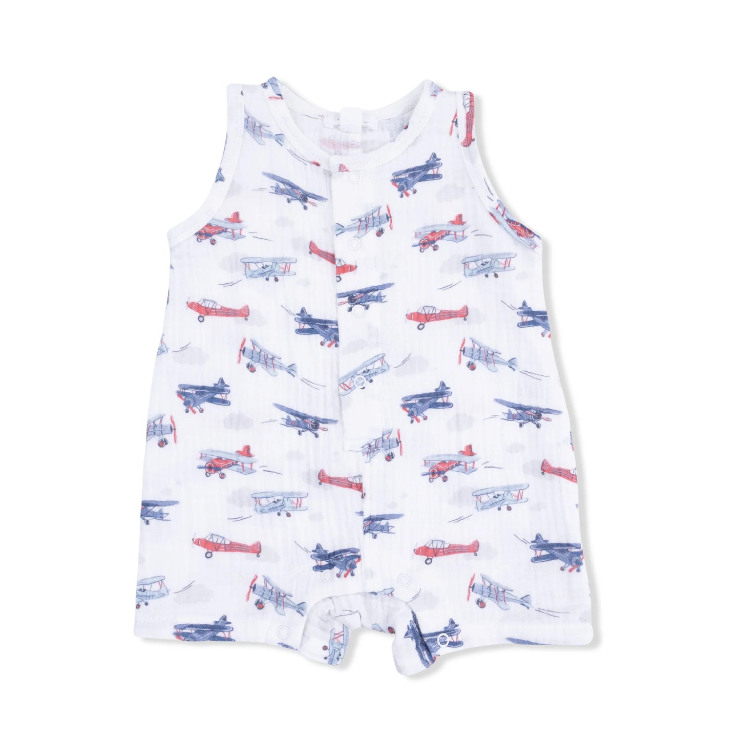 Vintage Planes  | Sleeveless Shortie Romper