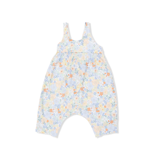 Georgia Floral | Tie Back Romper