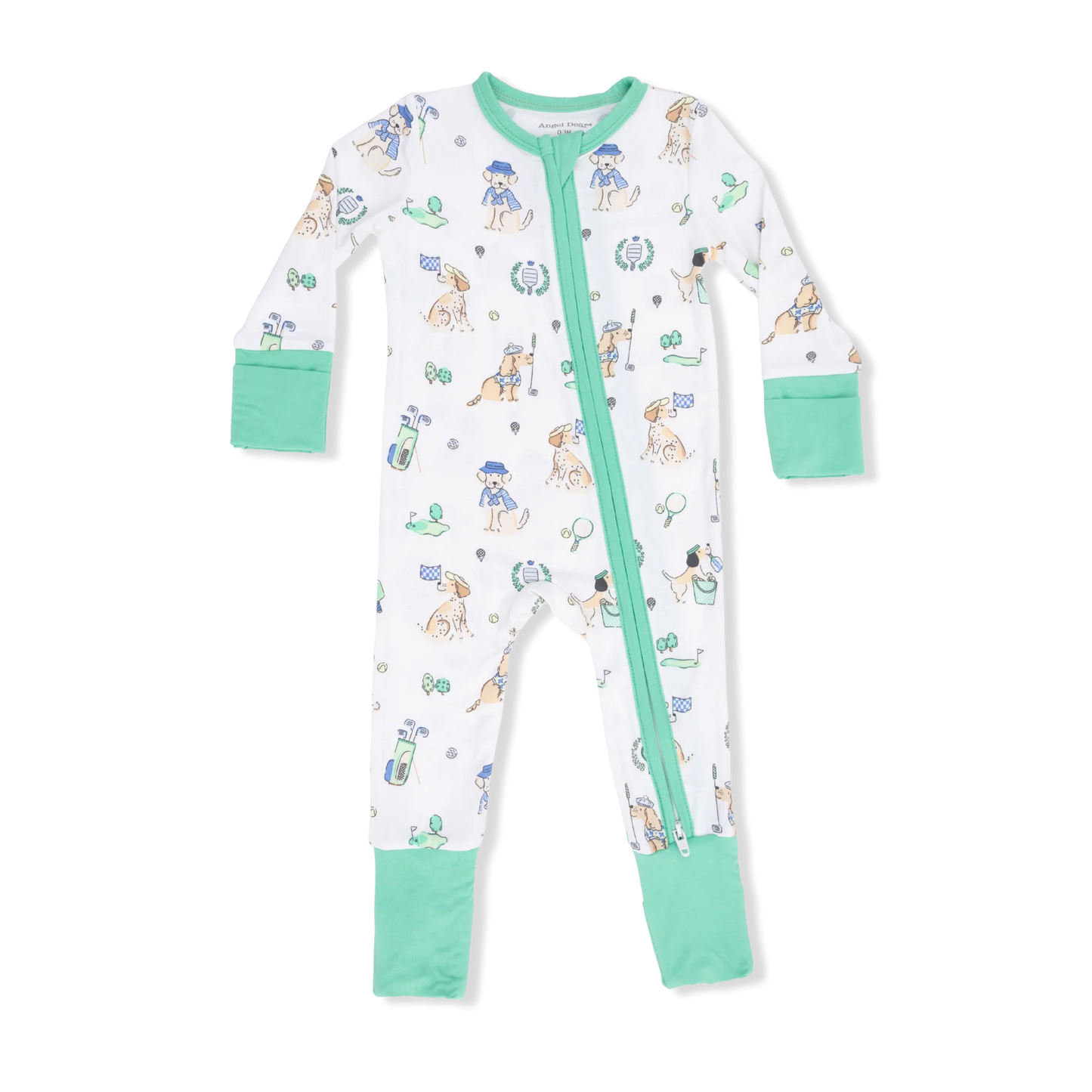 Country Club Dogs (Blue) | Convertible Romper