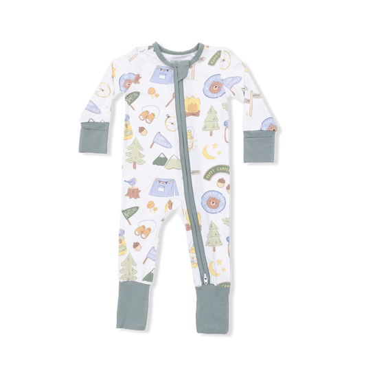 Camping Blue | Convertible Romper