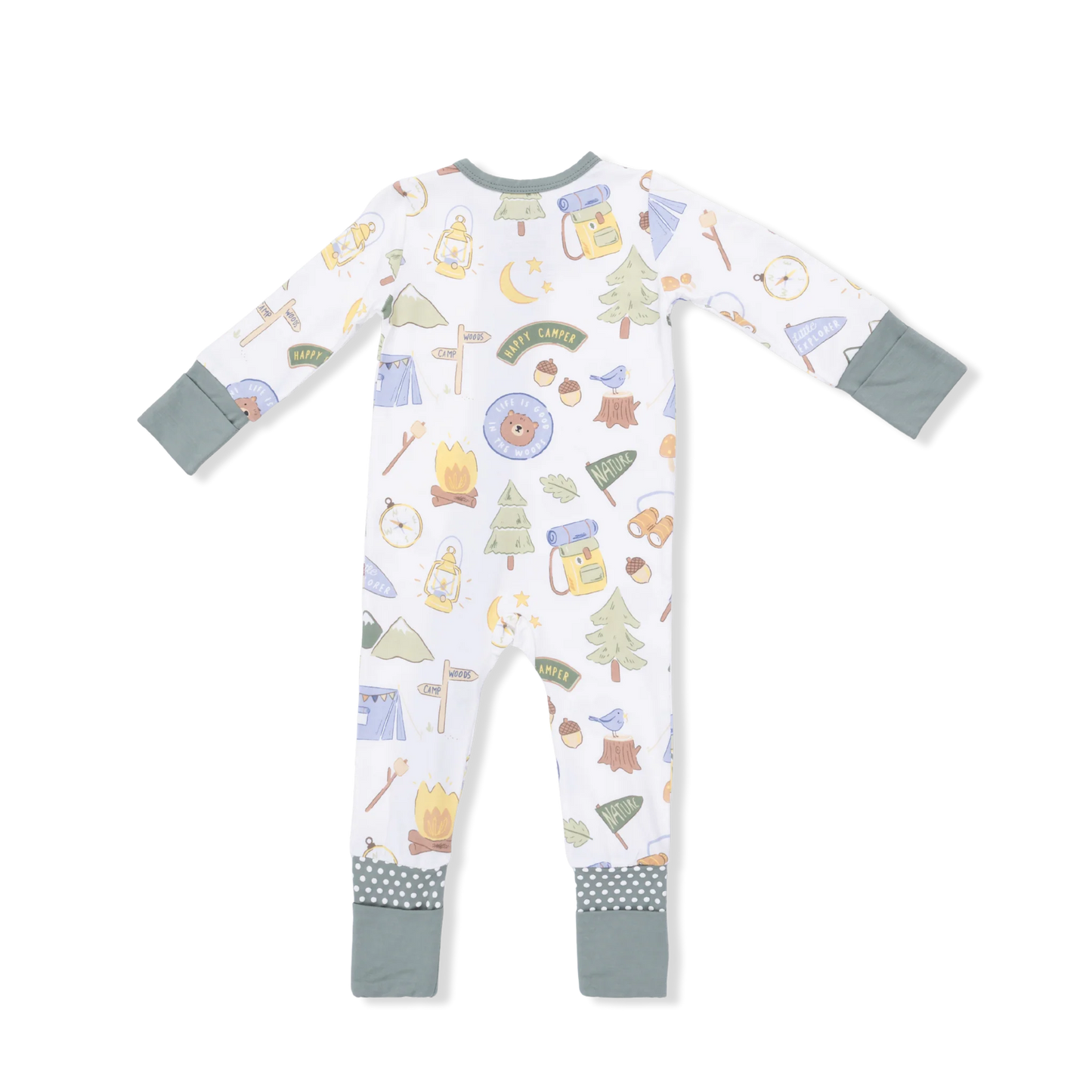 Camping Blue | Convertible Romper
