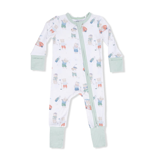 Convertible Romper | Golfing Teddy Bears