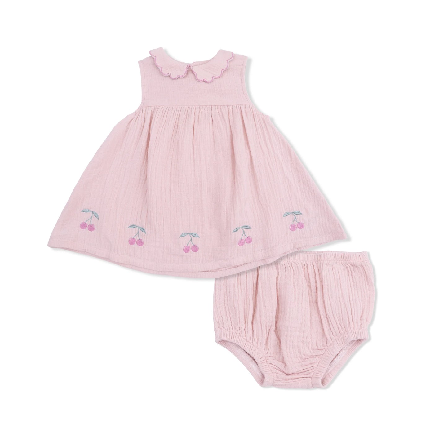 Cherry | Petal Collar Dress Set