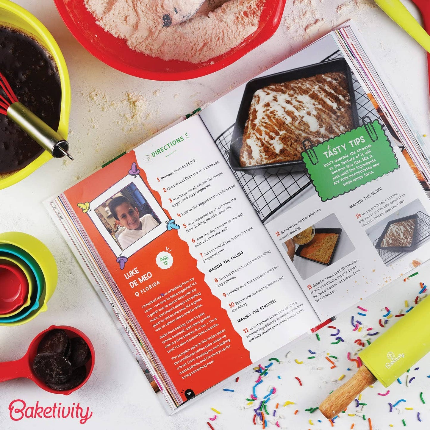 Bake Away | Kids Baking Cookbook with Pictures
