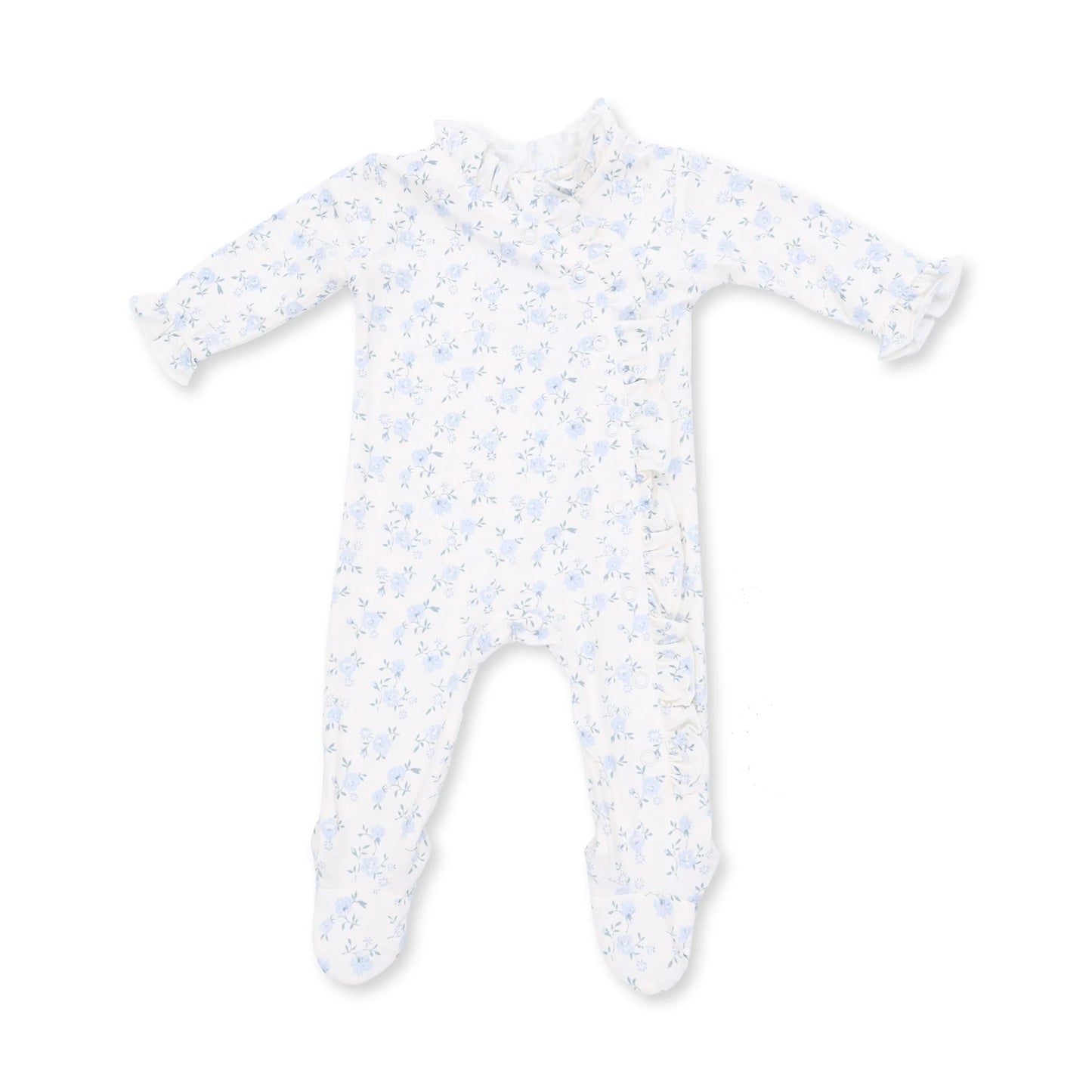 Rose Briar | Kimono Ruffle Snap Footie
