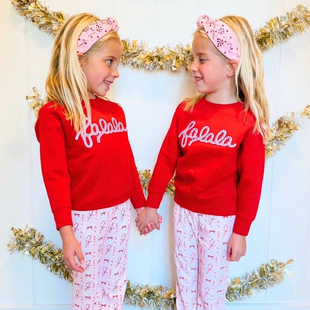 Candy Cane Lane Christmas | Flare Legging
