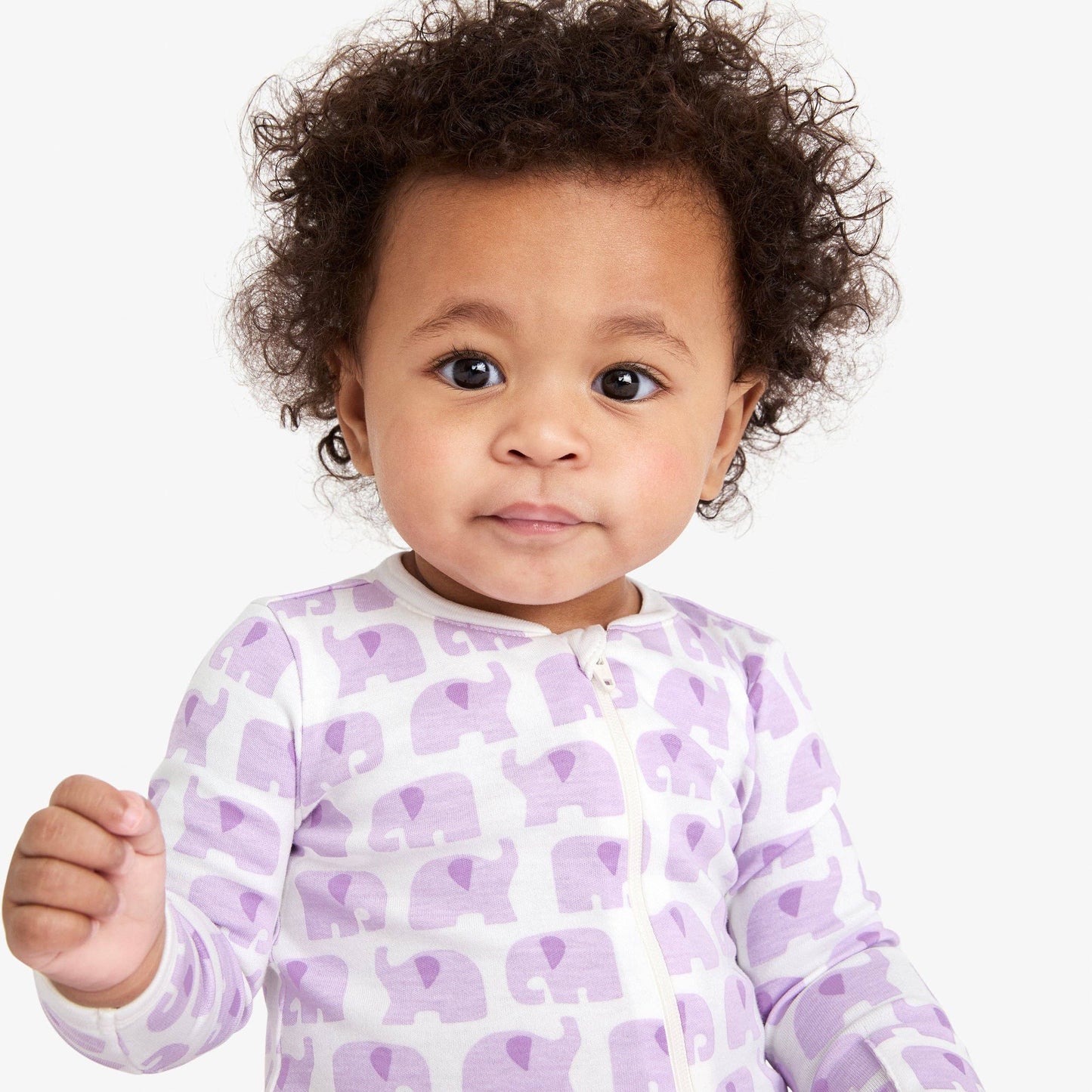 Organic Animal Friends Zip Footie