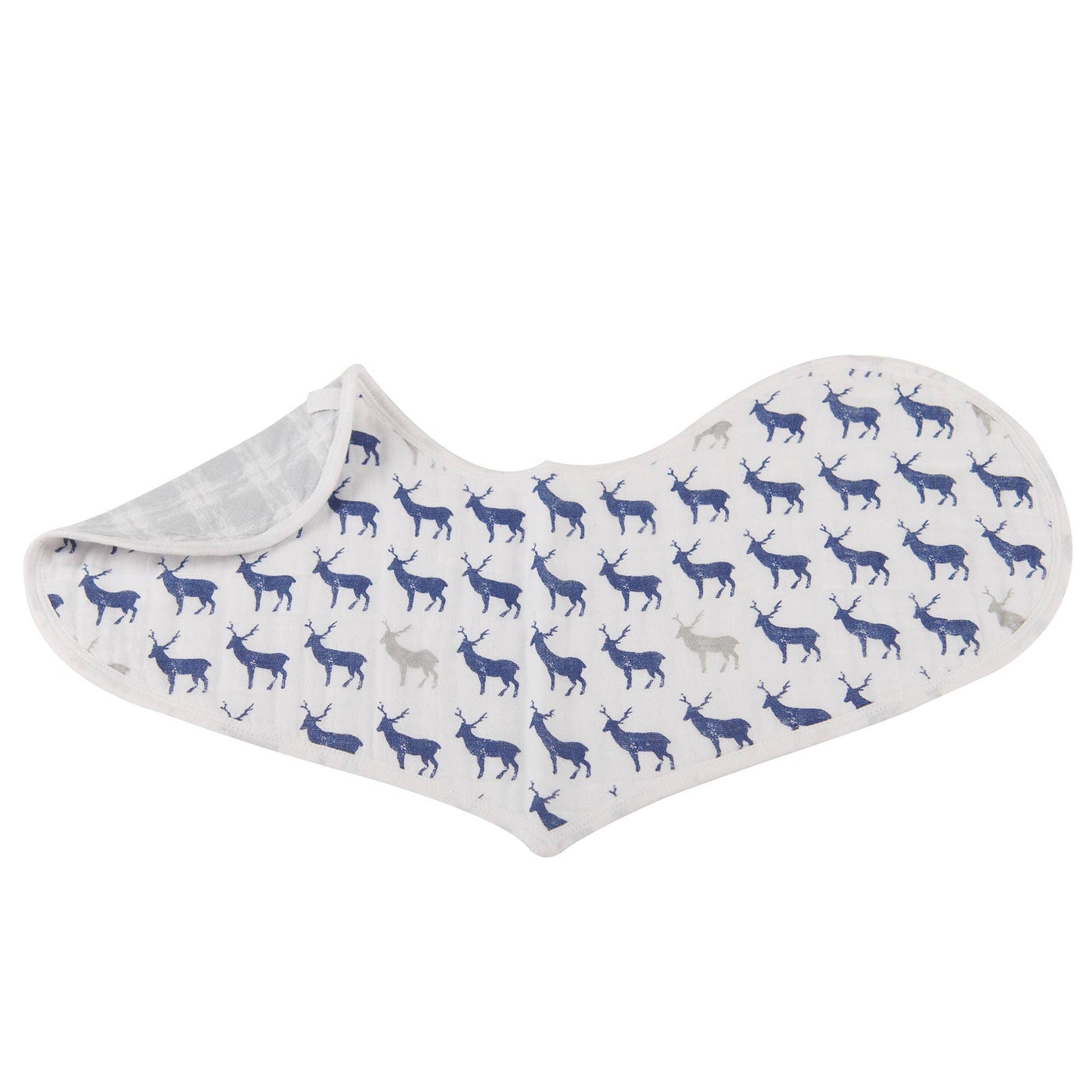 In The Wild Elephant Burp Cloth Bibs - Set of 2