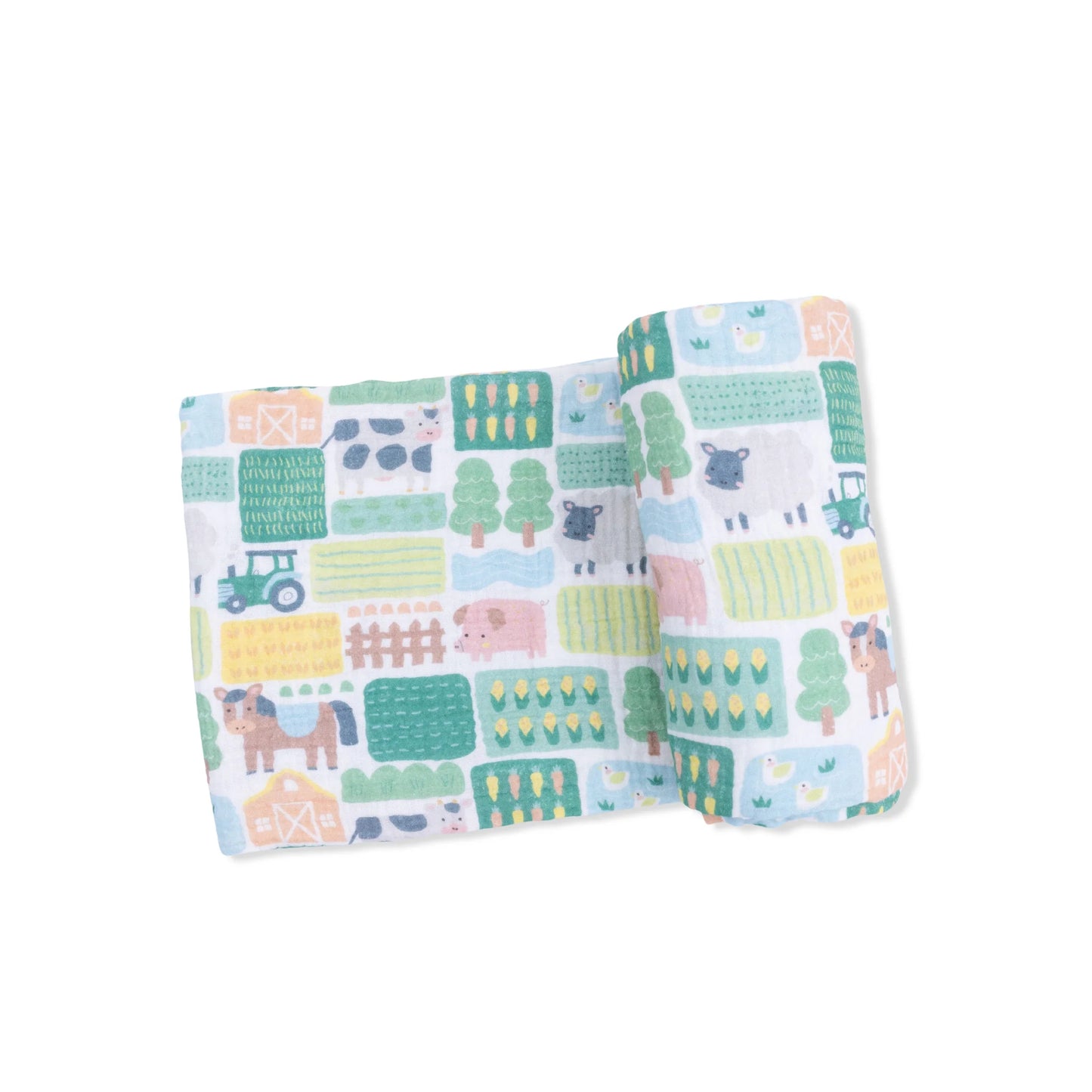 Patchwork Farm | Swaddle Blanket