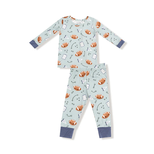 Touchdown Time Loungewear Set-Grey Mist