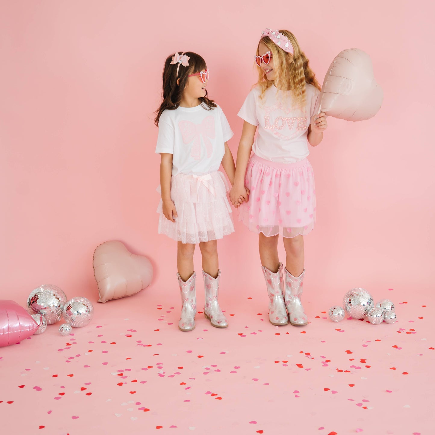Mini Sequin Hearts Valentine's Day Tutu
